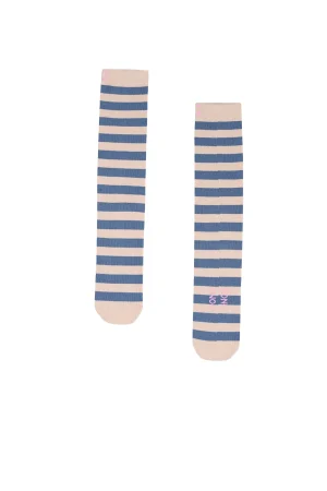 Riley striped long sock