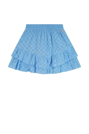 Naia Embroidered Cotton Skirt