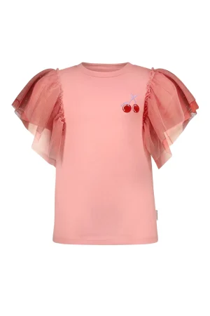 Tora t-shirt with mesh sleeves