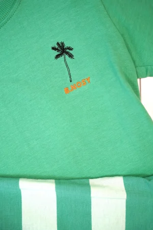 Timmy t-shirt with striped backside